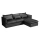 ONE ONLY ΚΑΝΑΠΕΣ ΓΩΝΙΑ ΔΕΞΙΑ ΓΚΡΙ 258x180x90 ONE ONLY ΚΑΝΑΠΕΣ ΓΩΝΙΑ ΔΕΞΙΑ ΓΚΡΙ 258x180x90