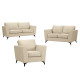 BOEL ΚΑΝΑΠΕΣ 3ΘΕΣΙΟΣ BEIGE BERGAMO 24 200x86x92