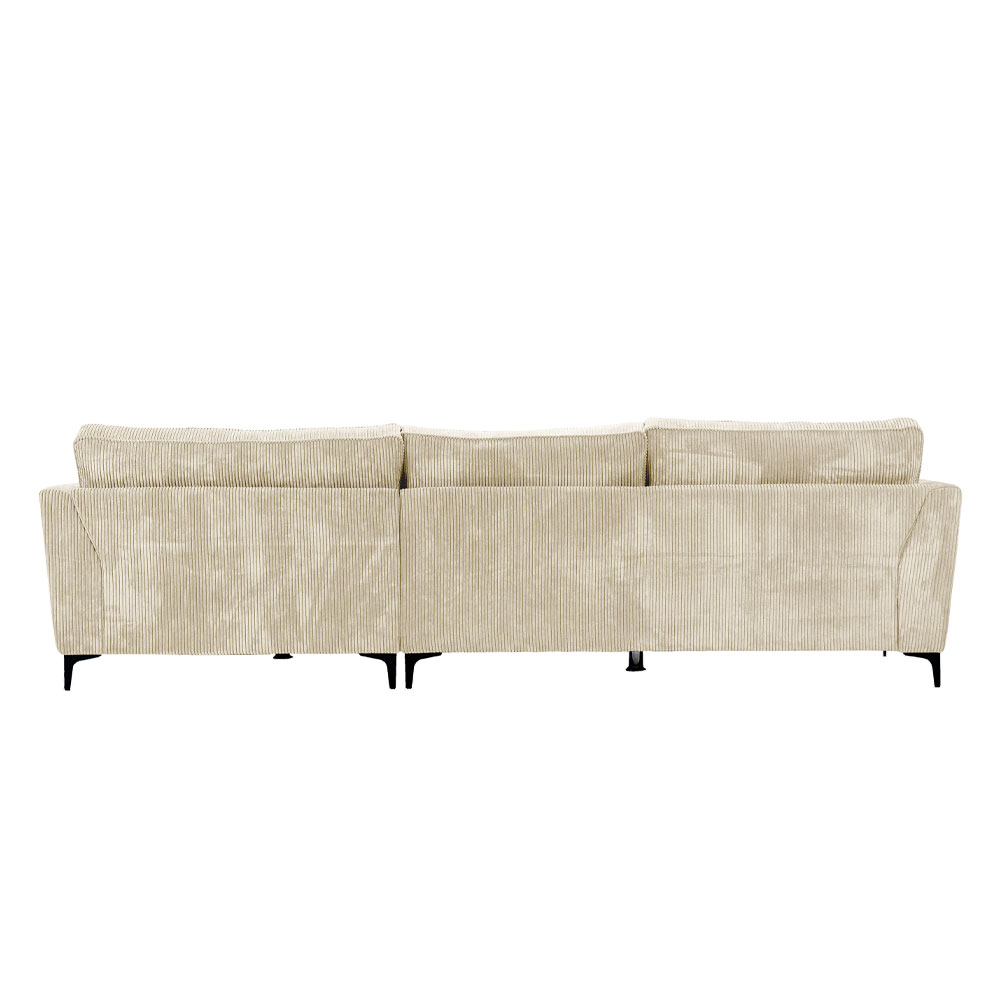 FOREVER ΚΑΝΑΠΕΣ ΓΩΝΙΑ ΔΕΞΙΑ BEIGE LINCOLN 03 316x185x92