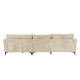 FOREVER ΚΑΝΑΠΕΣ ΓΩΝΙΑ ΔΕΞΙΑ BEIGE LINCOLN 03 316x185x92