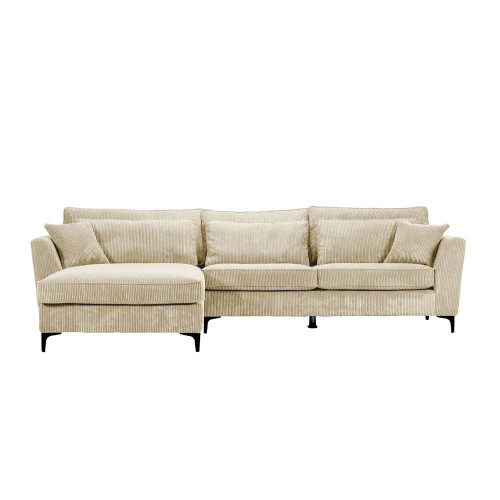 FOREVER ΚΑΝΑΠΕΣ ΓΩΝΙΑ ΑΡΙΣΤΕΡΗ BEIGE LINCOLN 03 316x185x92