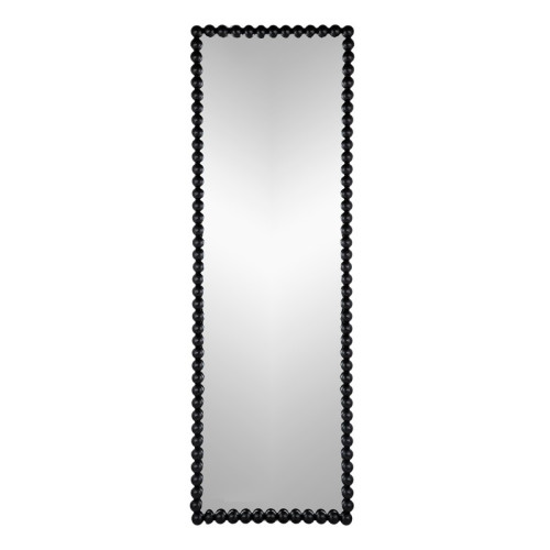 Artekko Mirror Καθρέπτης Δαπέδου Μέταλλο Γυαλί Μαύρο (58.5x5.1x183)cm