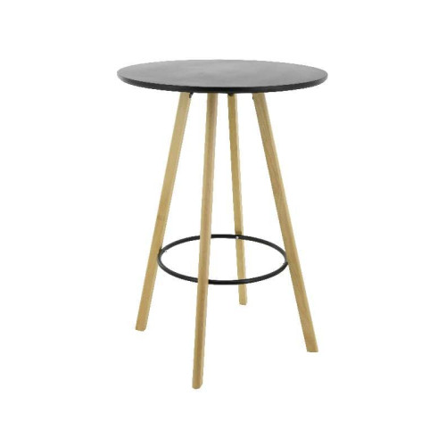 Artekko Piaps Ξύλινο Στρόγγυλο Τραπέζι Bar (70x70x101)cm