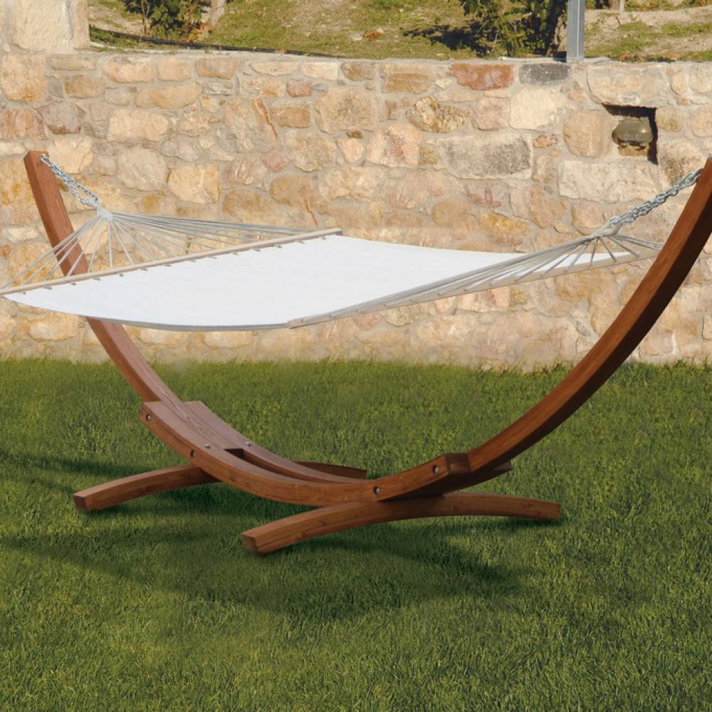 Ξύλινη Αιώρα Με Πανί 310 x 118 x 120(h)cm  176737