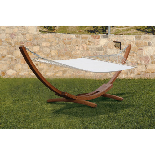 Ξύλινη Αιώρα Με Πανί 410 x 119 x 125(h)cm 176738