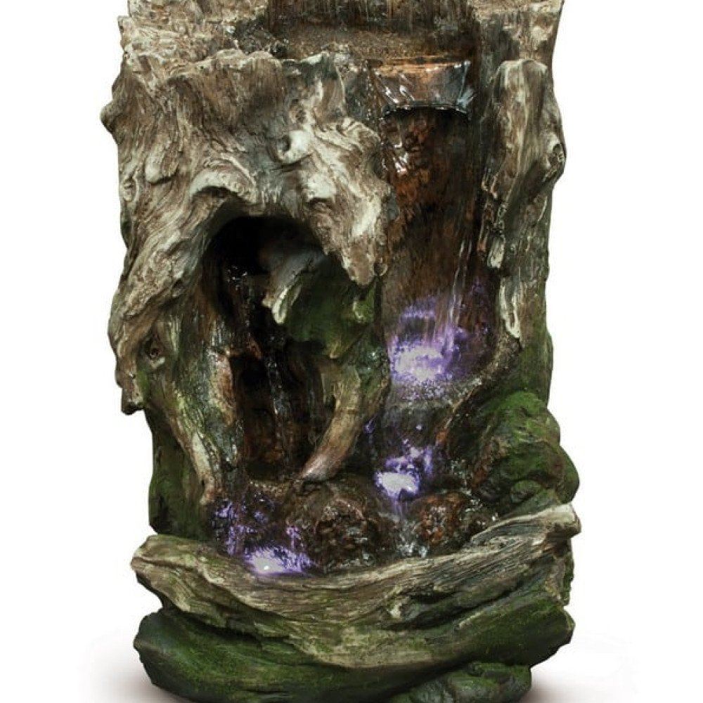 Led Φωτιζόμενο Συντριβάνι 35cm Feng-Shui DW34114