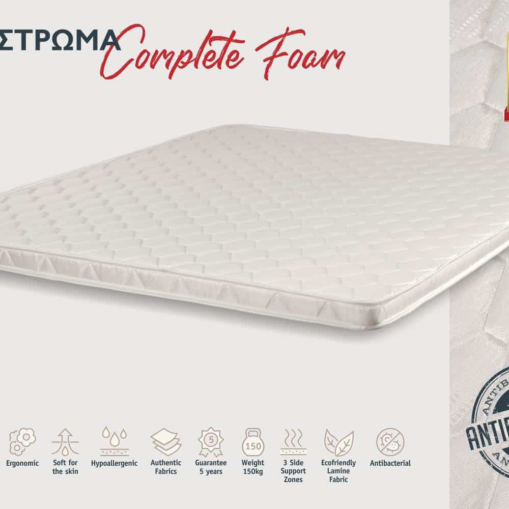 KPS ΑΝΩΣΤΡΩΜΑ FOAM COMPLETE 160Χ190  (08.02.224 )