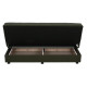 ΚΑΝΑΠΕΣ ΚΡΕΒΑΤΙ ANDRI ΤΡΙΘΕΣΙΟΣ DARK OLIVE HM3239.05 180x72x77 εκ.