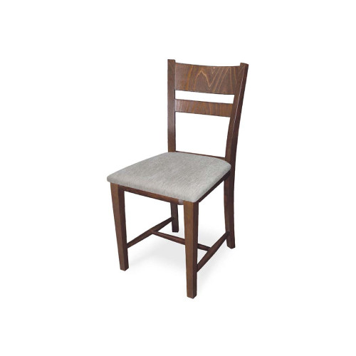 Καρέκλα Tomy με ύφασμα Καρυδί, 42x47x88 εκ., Genomax 1210002428