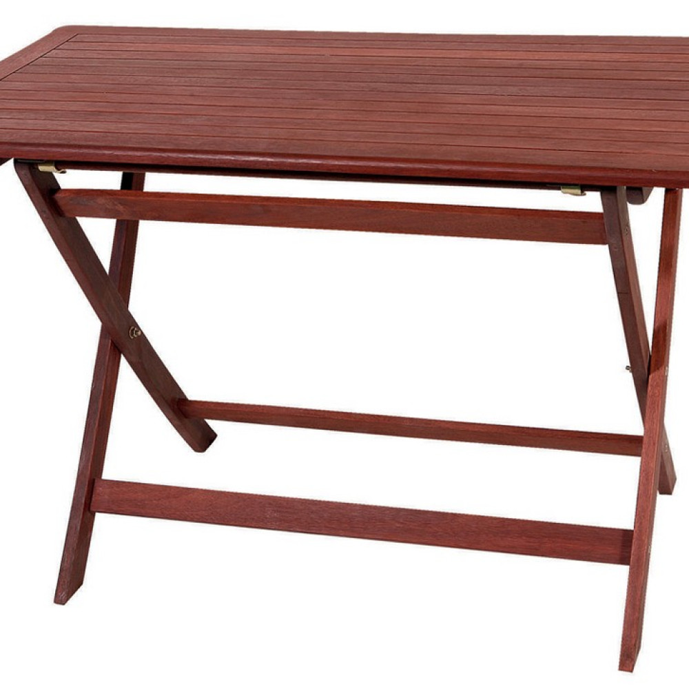 Ξύλινο ,Παραλ/μο Πτυσσόμενο Τραπέζι Red Shorea 120 x 75 x 75(h)cm 203470