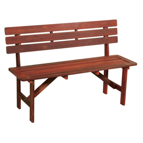Ξύλινο Παγκάκι ,120 x 46 x 79(h)cm ,Red Shorea203472