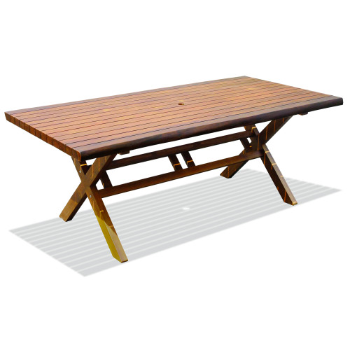 Σταθερό Παραλληλόγραμμο Τραπέζι Acacia Wood 200 x 100 x 76(h)cm22449