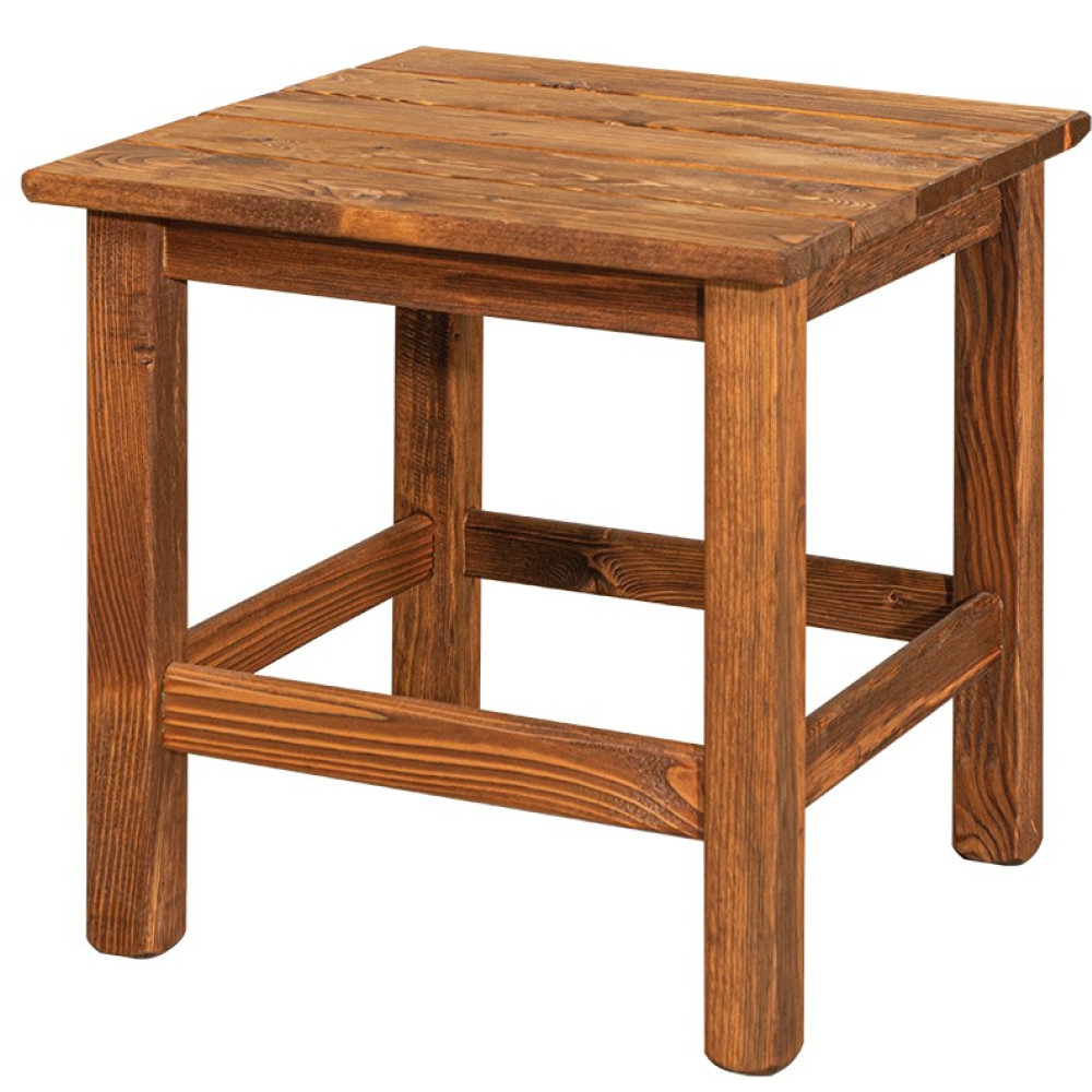 Βοηθητικό Τραπεζάκι Coffee Table Απο Ξύλο Πέυκου 45(w) x 48(L) x 45(h)cm 23861