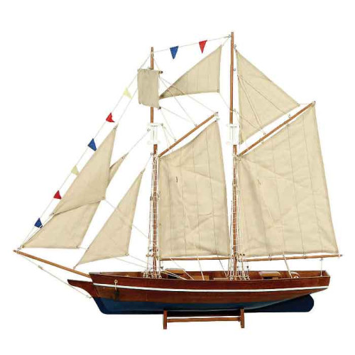 Ξύλινο Παραδοσιακό Καράβι 50 x 9 , 5 x 45 (H) cm31096