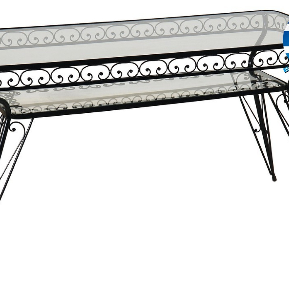 Γαλβανισμένο Παραλ/μο Τραπέζι Μασίφ 160 x 90cm