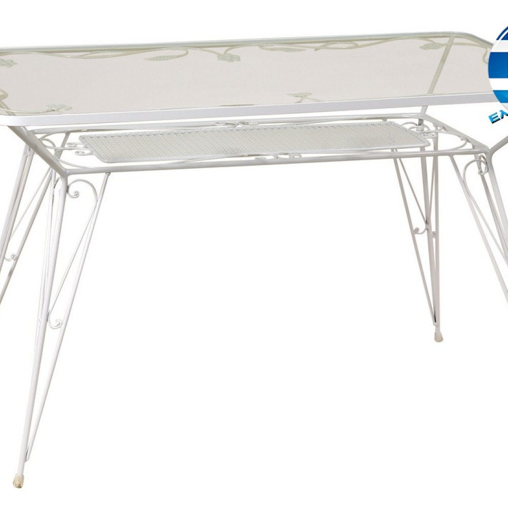 Γαλβανισμένο Παραλ/μο Τραπέζι Μασίφ 140 x 70 x 73(h)cm3770
