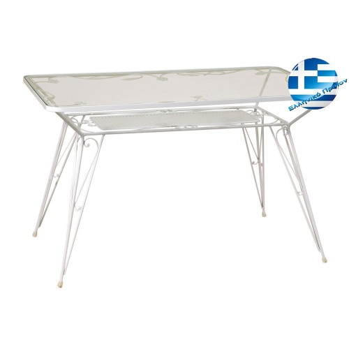 Γαλβανισμένο Παραλ/μο Τραπέζι Μασίφ 140 x 70 x 73(h)cm3770