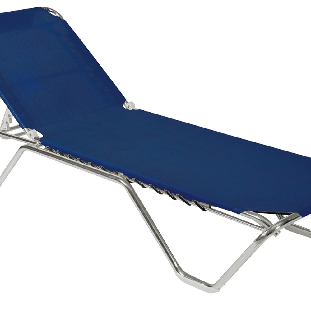 Μπλέ Στοιβαζόμενη Ξαπλώστρα Παραλίας 195 x 60 x 29(h)cmFB1024