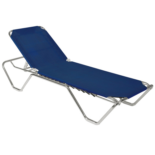 Μπλέ Στοιβαζόμενη Ξαπλώστρα Παραλίας 195 x 60 x 29(h)cmFB1024