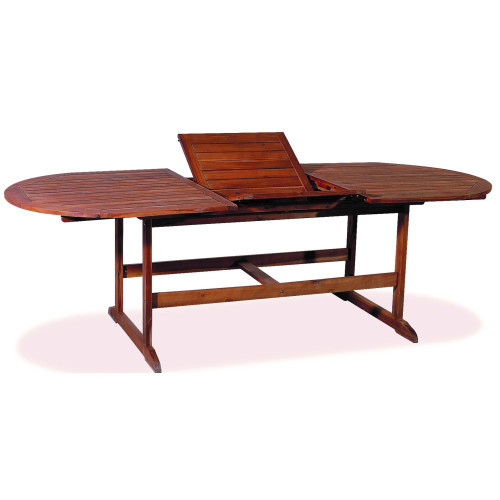 Ξύλινο Επεκτεινόμενο Τραπέζι Acacia Wood 150 + 50 = 200 x 90 x 72(h)cmMER-20 AC