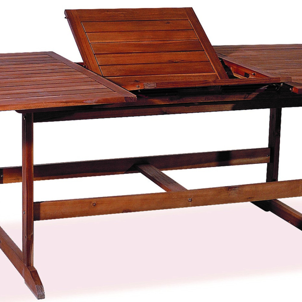 Οβάλ Επεκτεινόμενο τραπέζι Acacia ,150 + 50 = 200 x 90 x 72(H)cmSTA-15/20 AC