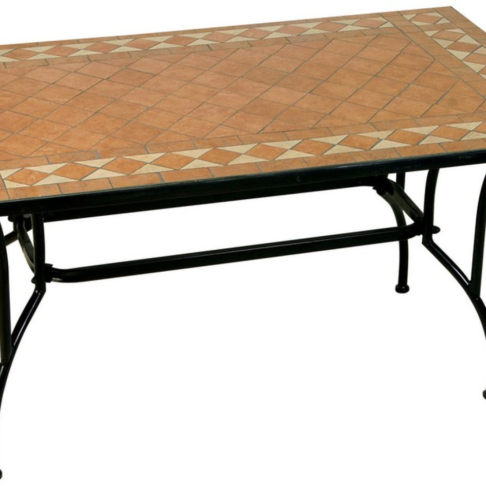 Παραλ/μο Μεταλλικό Τραπέζι Mosaic 120 x 80 x 75(h)cmTC009-010