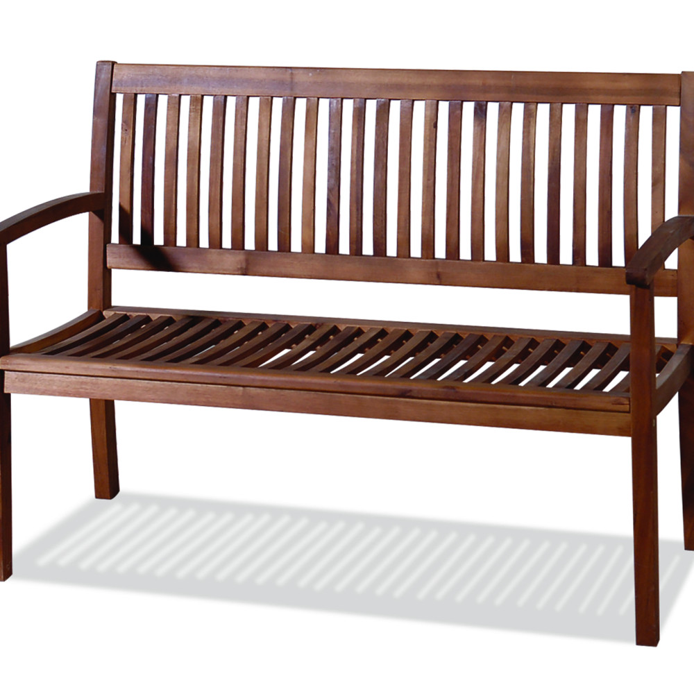 Ξύλινος Καναπές 2 Θέσεων ,120 x 62 x 88(h)cm ,Acacia WoodVAL 2 AC