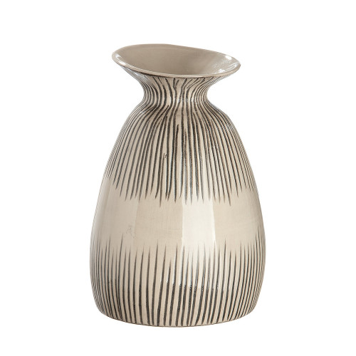Βάζο Μπεζ Κεραμικό 22.5cm05160610