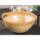 Μπολ ArteLibre Εκρού Μπαμπού/Rattan 34.5x30x15cm05161172