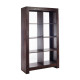 Artekko017-1327 Rainforest Ξύλινη Μασίφ Βιβλιοθήκη με 3 Ράφια (105x40x180)cm