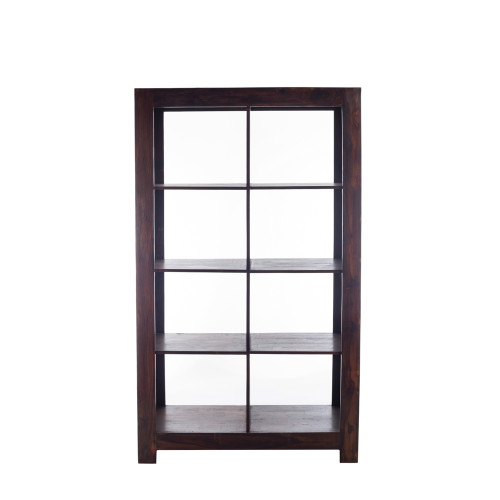 Artekko017-1327 Rainforest Ξύλινη Μασίφ Βιβλιοθήκη με 3 Ράφια (105x40x180)cm