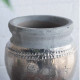 Artekko Uma Βάζο από Τερακότα σε Ασημί με Γκρι (17.5x17.5x23.5)cm