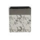 Artekko Silver Κεραμικό Βάζο σε Λευκό με Ασημί (17.5x9x19)cm
