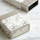 Artekko Silver Κεραμικό Βάζο σε Λευκό με Ασημί (17.5x9x19)cm