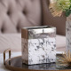 Artekko Silver Κεραμικό Βάζο σε Λευκό με Ασημί (17.5x9x19)cm