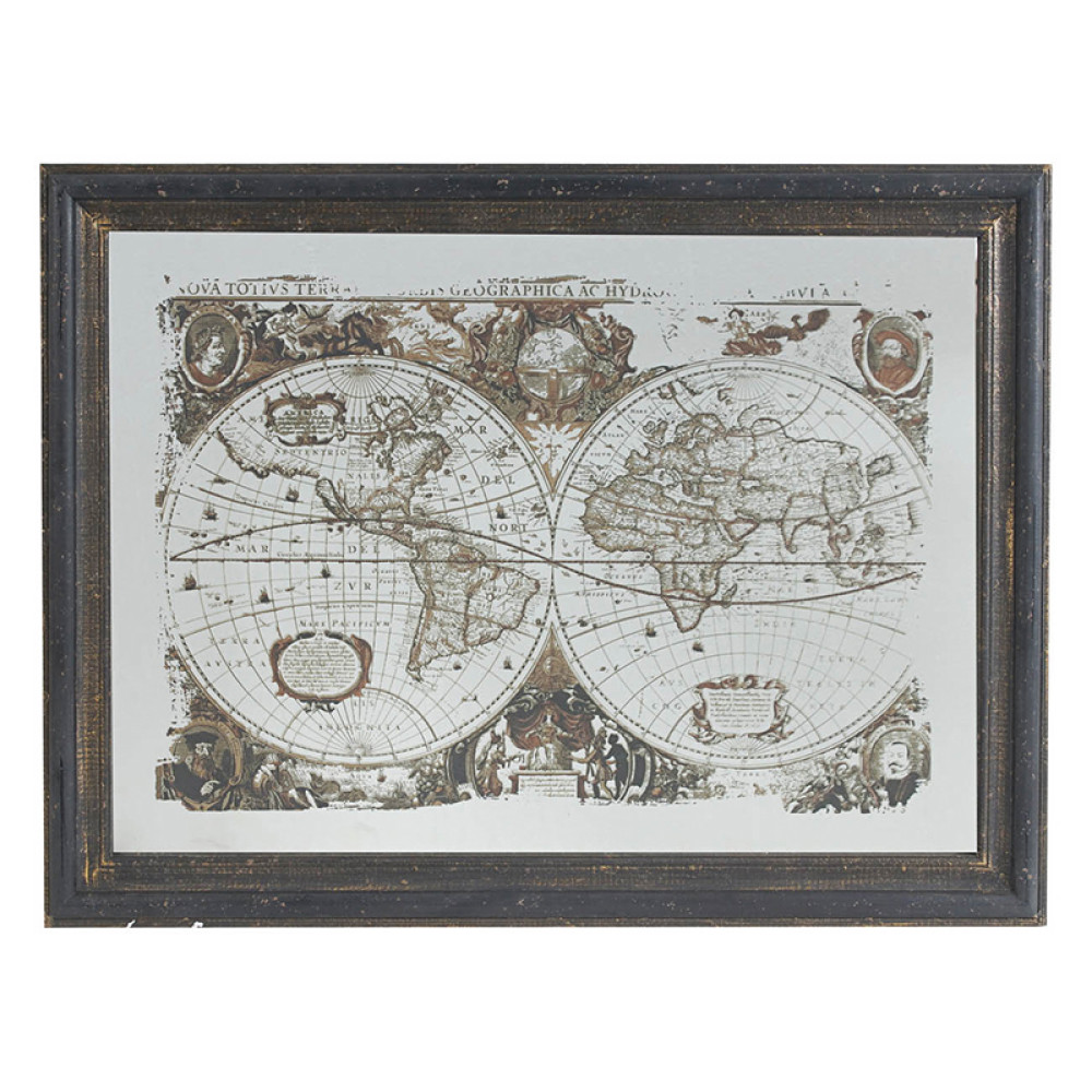Artekko36130 Sleut Πίνακας Διακοσμητικός "World" (106x5x79)cm
