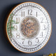 Artekko Clock Μπρονζέ Ρολόι Τοίχου MDF με Καθρέφτη (81.8x10.2x81.8)cm