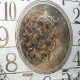Artekko Clock Μπρονζέ Ρολόι Τοίχου MDF με Καθρέφτη (81.8x10.2x81.8)cm