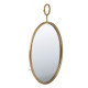 Artekko Mirror Καθρέπτης Τοίχου Μέταλλο Γυαλί Χρυσό (67x4.5x82)cm