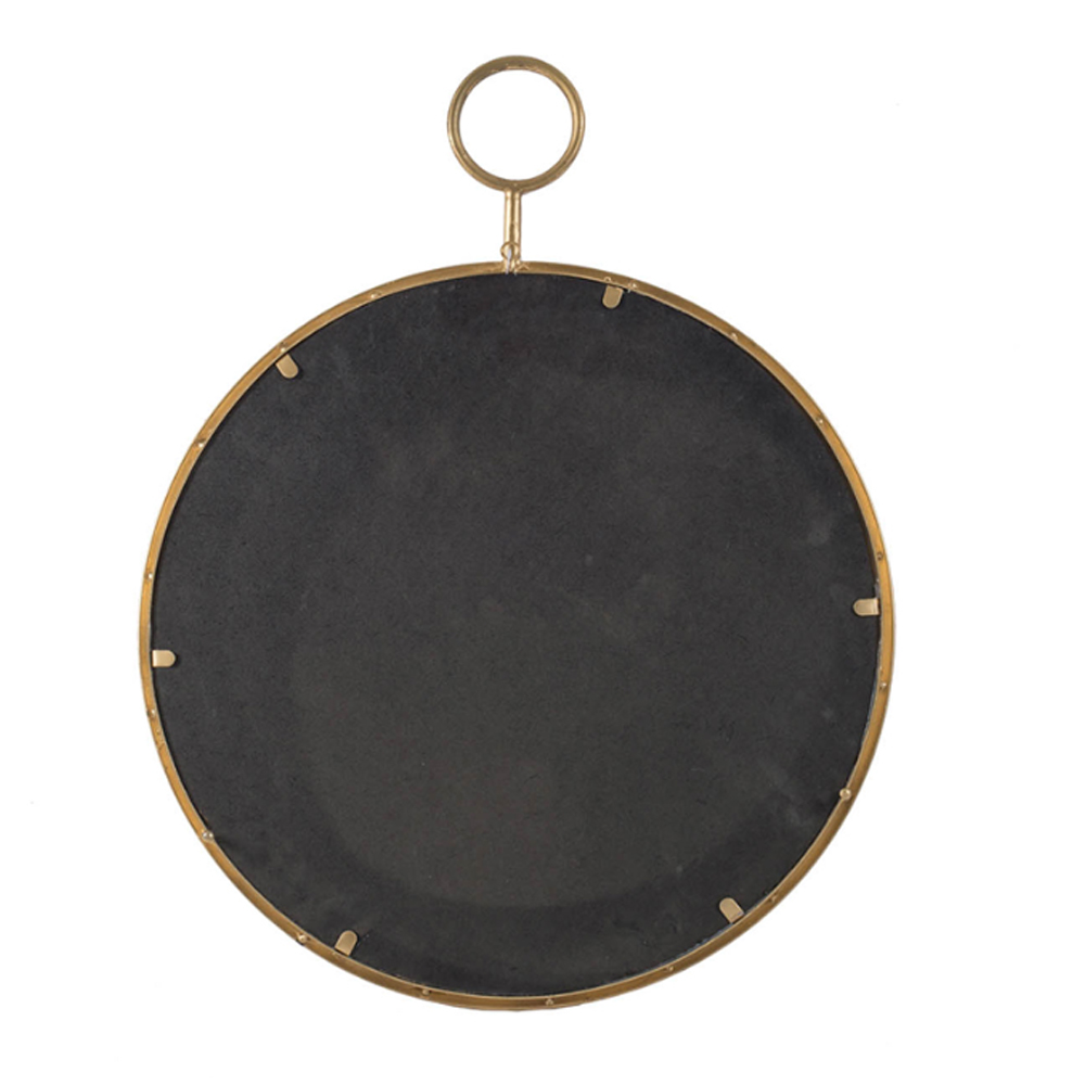 Artekko Mirror Χρυσός Μεταλλικός Καθρέπτης Τοίχου (57x4.5x72)cm