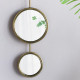 Artekko Mirror Χρυσός Μεταλλικός Καθρέπτης Τοίχου (28x5.5x72.5)cm