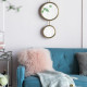 Artekko Mirror Χρυσός Μεταλλικός Καθρέπτης Τοίχου (28x5.5x72.5)cm