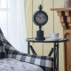Artekko Clock Μαύρο Μεταλλικό Επιτραπέζιο Ρολόι (15.5x10.9x37.1)cm