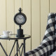 Artekko Clock Μαύρο Μεταλλικό Επιτραπέζιο Ρολόι (15.5x10.9x37.1)cm