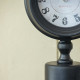 Artekko Clock Μαύρο Μεταλλικό Επιτραπέζιο Ρολόι (15.5x10.9x37.1)cm