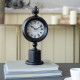 Artekko Clock Μαύρο Μεταλλικό Επιτραπέζιο Ρολόι (15.5x10.9x37.1)cm