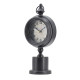 Artekko Clock Μαύρο Μεταλλικό Επιτραπέζιο Ρολόι (15.5x10.9x37.1)cm