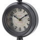 Artekko Clock Μαύρο Μεταλλικό Επιτραπέζιο Ρολόι (15.5x10.9x37.1)cm