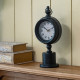 Artekko Clock Μαύρο Μεταλλικό Επιτραπέζιο Ρολόι (15.5x10.9x37.1)cm