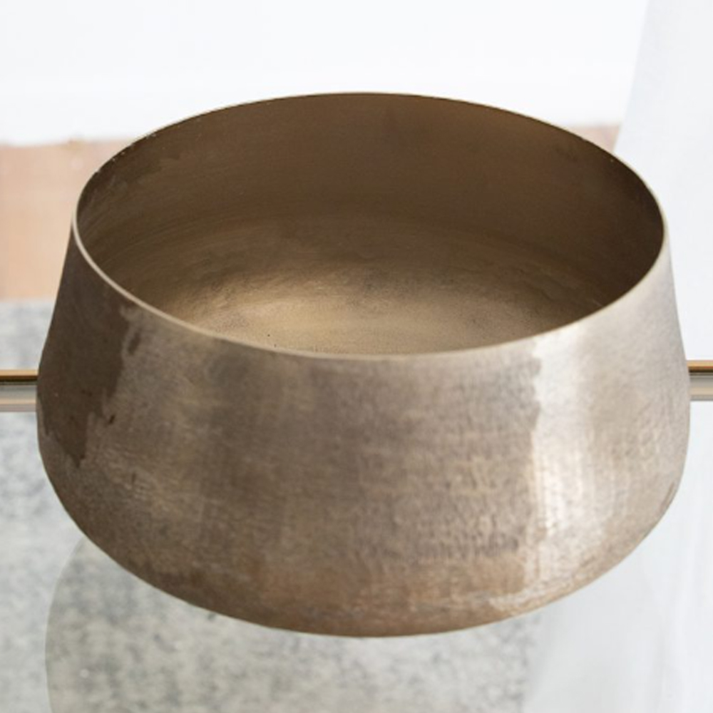 Artekko Trophy Χρυσά Μεταλλικά Διακοσμητικά Δοχεία Κασπώ (19.5x19.5x33)cm 2pcs